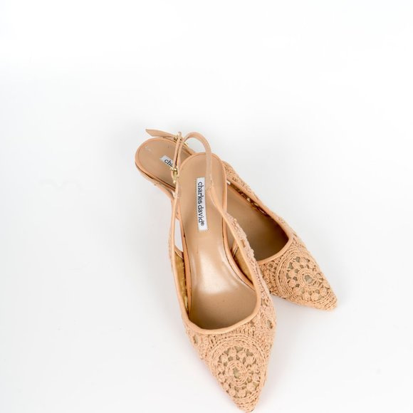 NWT Charles David Macrame lace pump - 9 - Picture 3 of 7